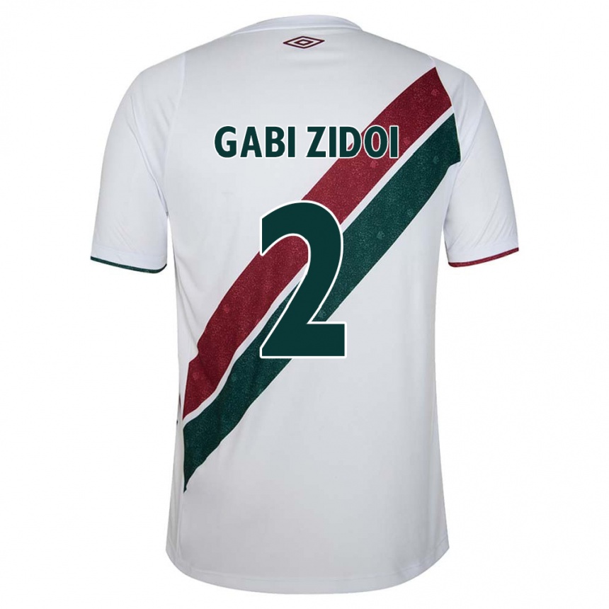 גברים כדורגל Gabi Zidoi #2 ירוק חום-ערמוני לבן הרחק ג'רזי 2025/26
