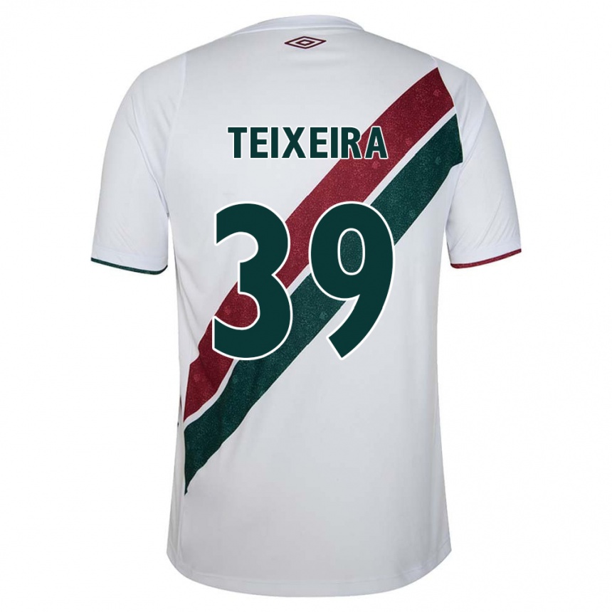 גברים כדורגל Gabriel Teixeira #39 ירוק חום-ערמוני לבן הרחק ג'רזי 2025/26