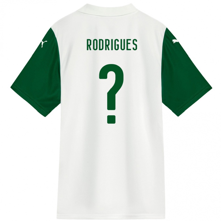 גברים כדורגל César Rodrigues #0 ירוק לבן הרחק ג'רזי 2025/26