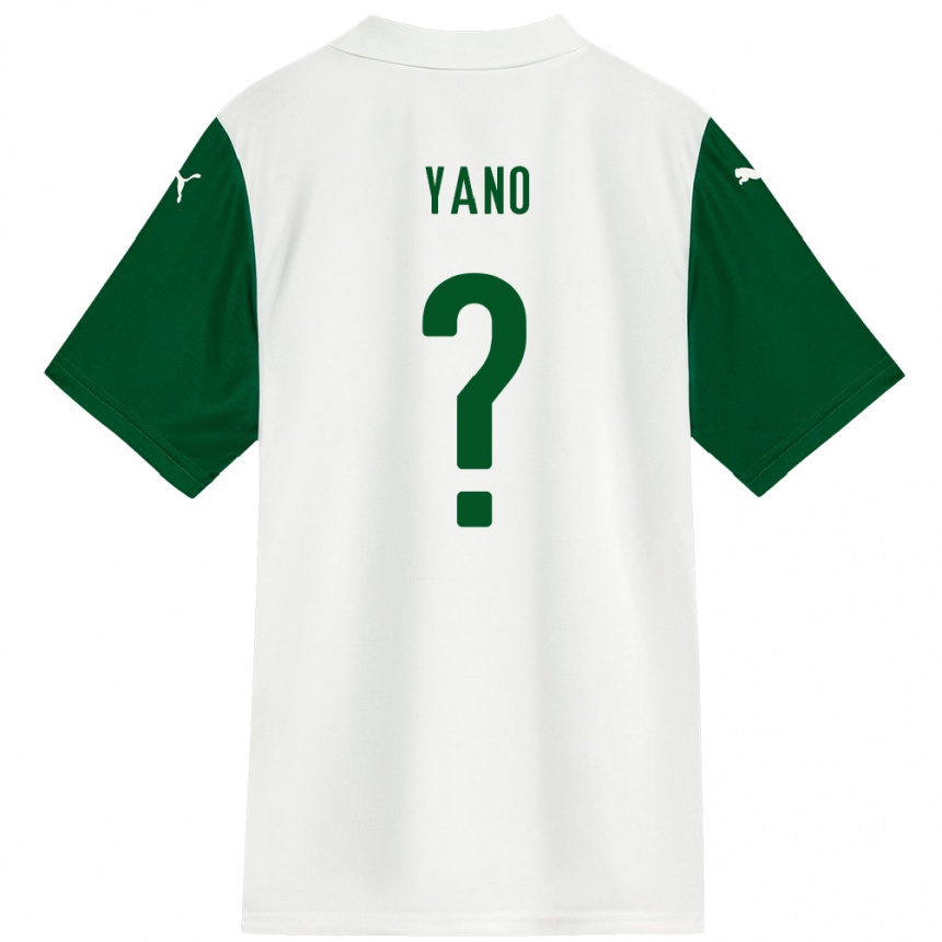 גברים כדורגל Luiz Yano #0 ירוק לבן הרחק ג'רזי 2025/26