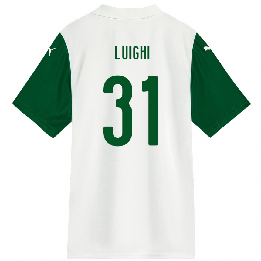 גברים כדורגל Luighi #31 ירוק לבן הרחק ג'רזי 2025/26