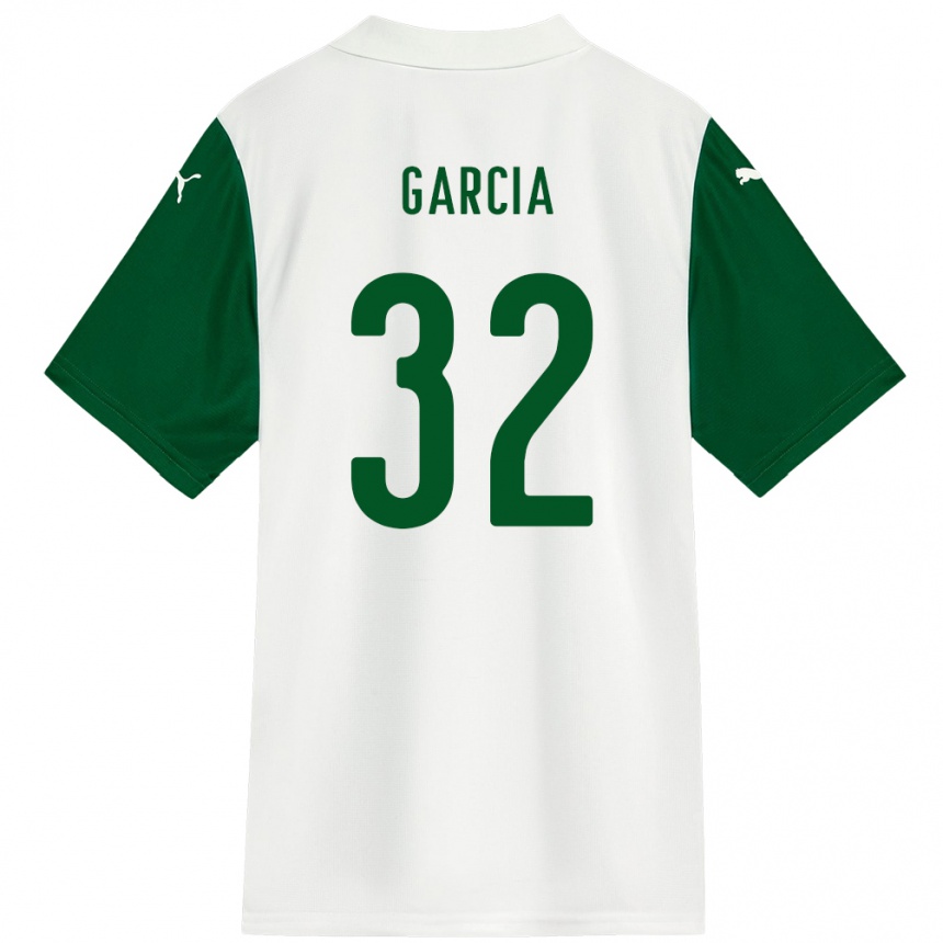 גברים כדורגל Garcia #32 ירוק לבן הרחק ג'רזי 2025/26