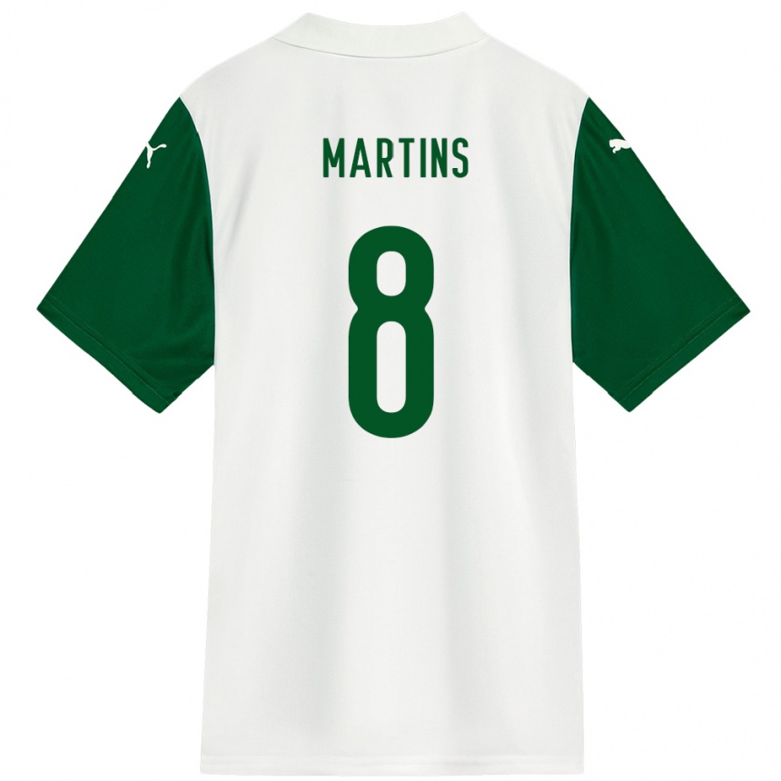 גברים כדורגל Diany Martins #8 ירוק לבן הרחק ג'רזי 2025/26