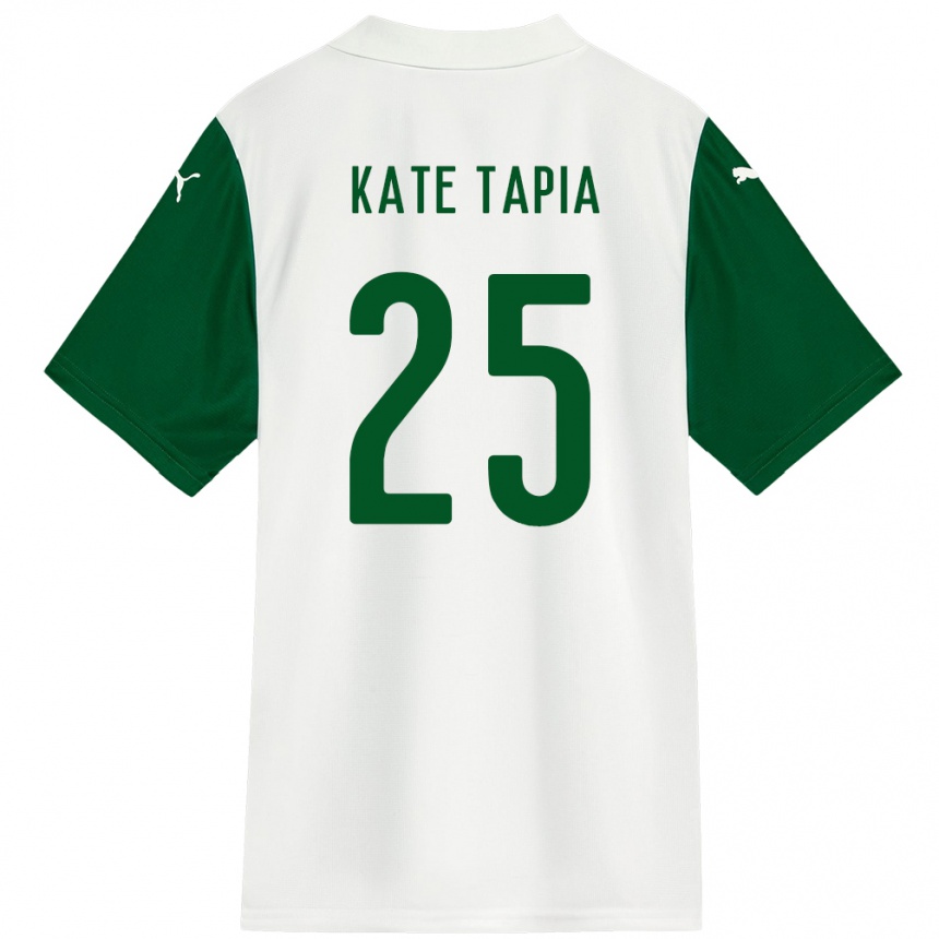 גברים כדורגל Kate Tapia #25 ירוק לבן הרחק ג'רזי 2025/26