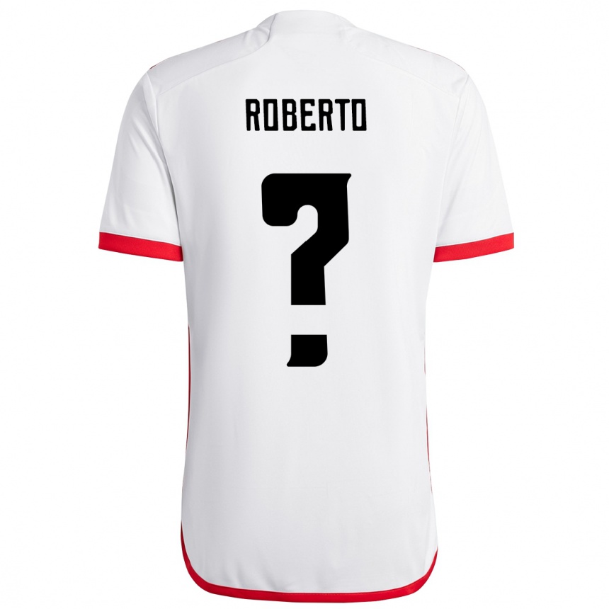 גברים כדורגל Ryan Roberto #0 אדום שחור הרחק ג'רזי 2025/26