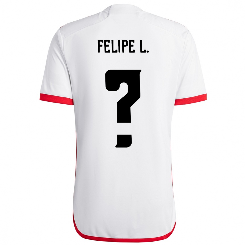 גברים כדורגל Felipe Lima #0 אדום שחור הרחק ג'רזי 2025/26