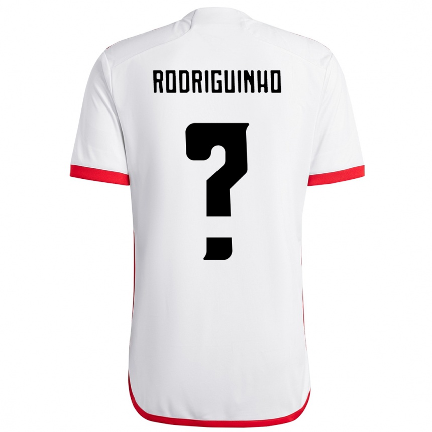 גברים כדורגל Rodriguinho #0 אדום שחור הרחק ג'רזי 2025/26