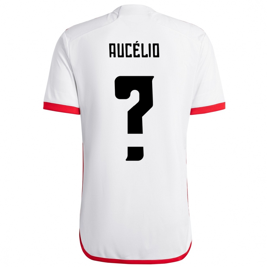 גברים כדורגל Luis Aucélio #0 אדום שחור הרחק ג'רזי 2025/26
