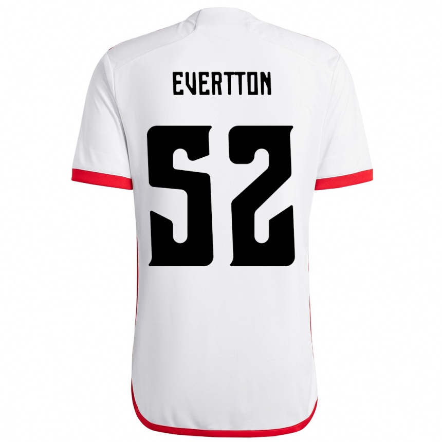 גברים כדורגל Evertton #52 אדום שחור הרחק ג'רזי 2025/26
