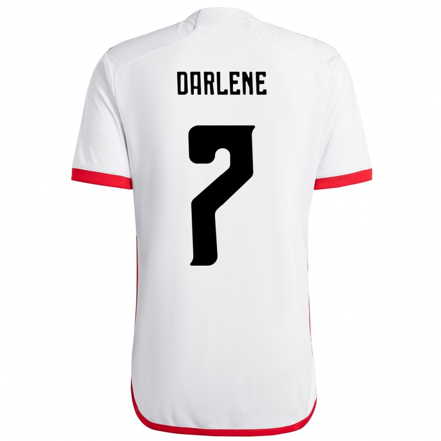 גברים כדורגל Darlene #7 אדום שחור הרחק ג'רזי 2025/26