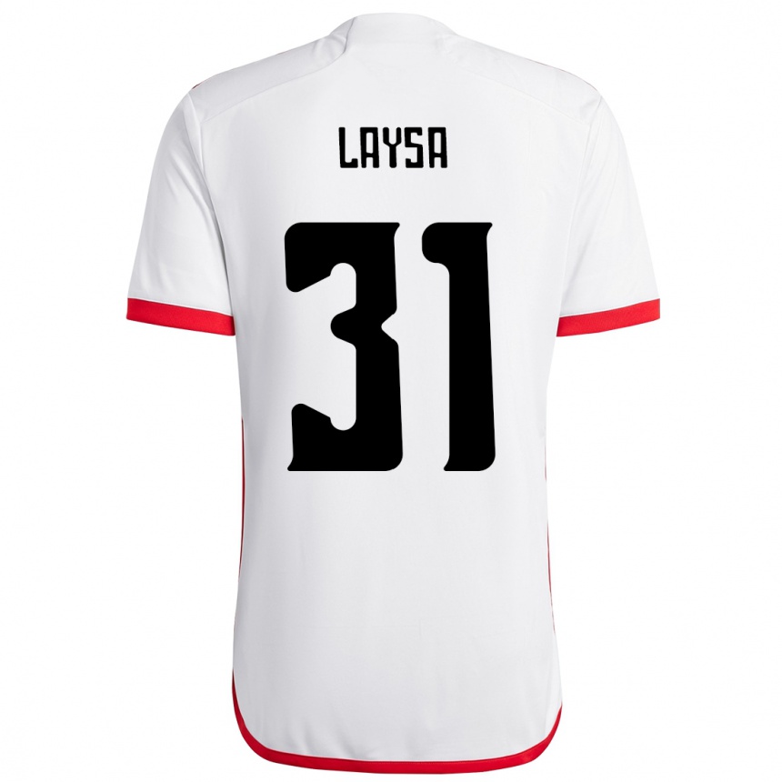 גברים כדורגל Laysa #31 אדום שחור הרחק ג'רזי 2025/26