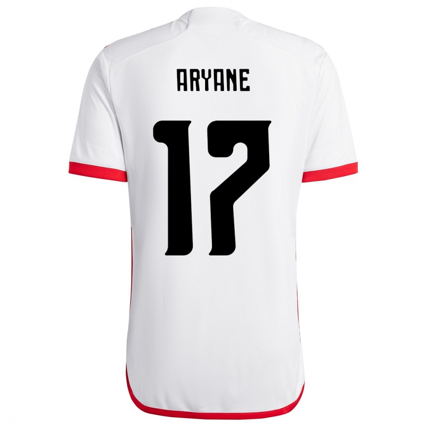 גברים כדורגל Aryane #17 אדום שחור הרחק ג'רזי 2025/26