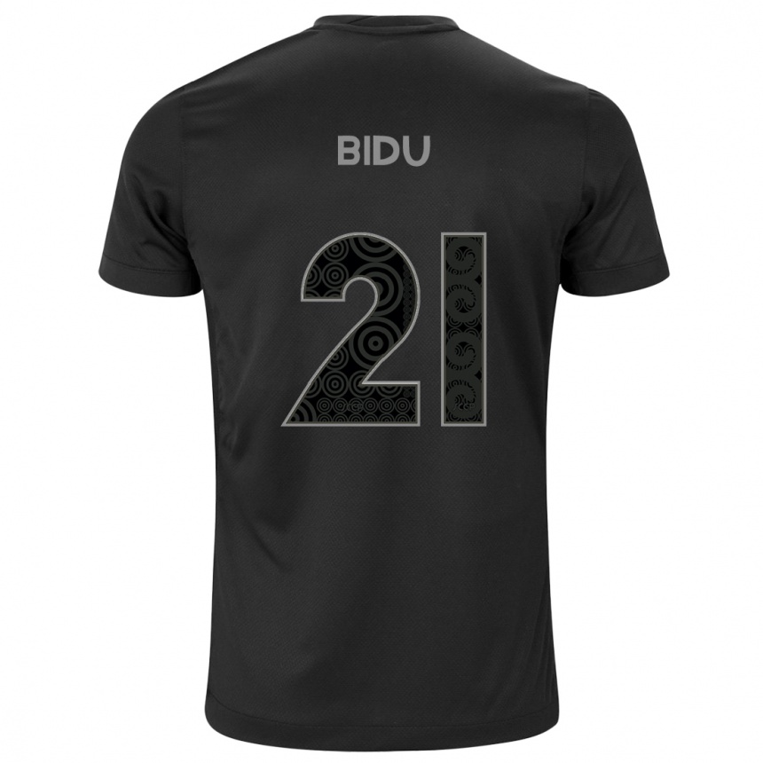 גברים כדורגל Matheus Bidu #21 לבן שחור הרחק ג'רזי 2025/26