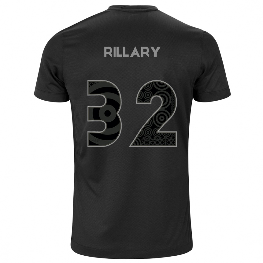 גברים כדורגל Rillary #32 שחור לבן הרחק ג'רזי 2025/26