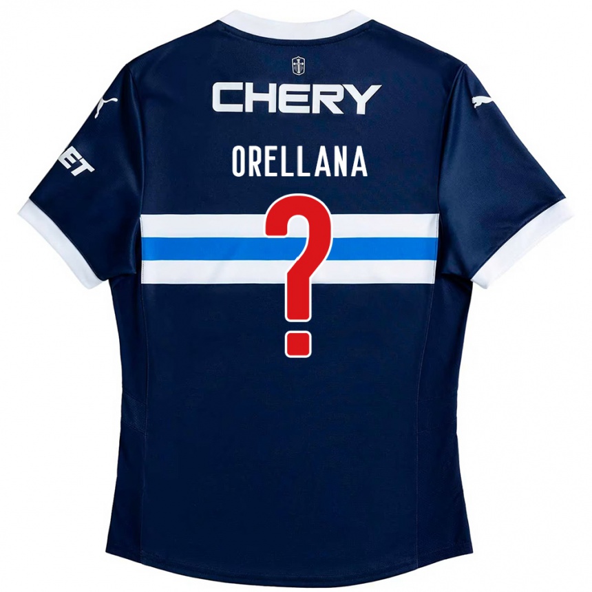 גברים כדורגל Joan Orellana #0 שחור כחול הרחק ג'רזי 2025/26