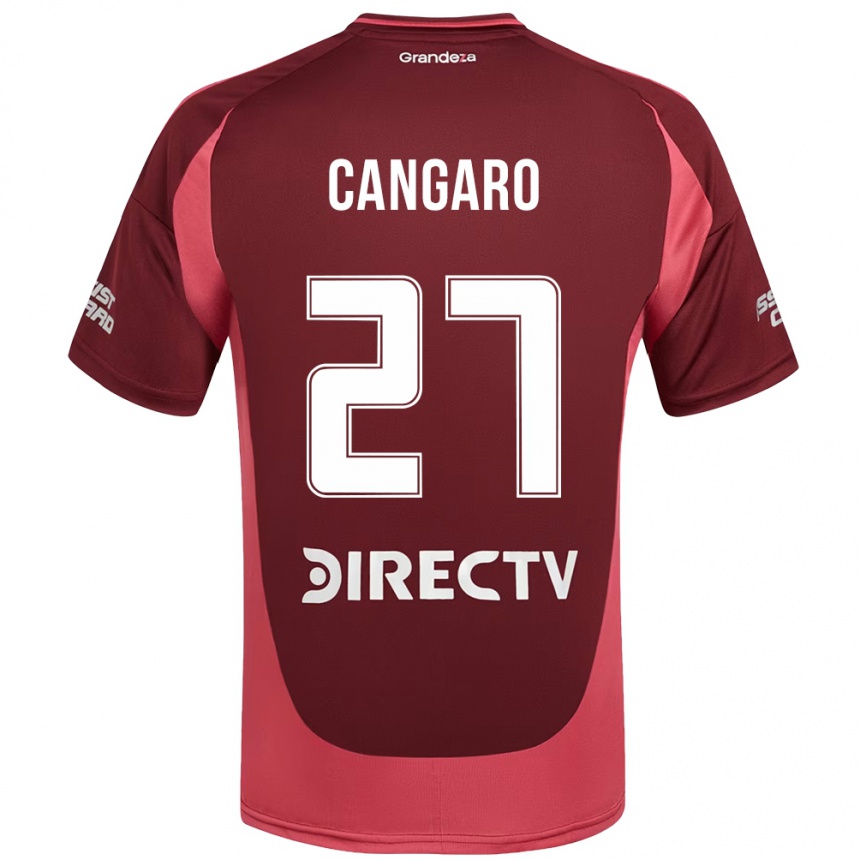 גברים כדורגל Juana Cangaro #27 לבן אדום הרחק ג'רזי 2025/26