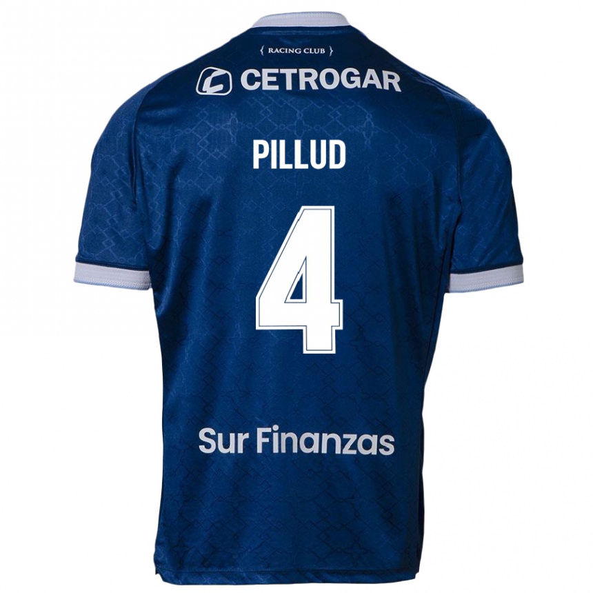 גברים כדורגל Ivan Pillud #4 תכלת שמיים הרחק ג'רזי 2025/26