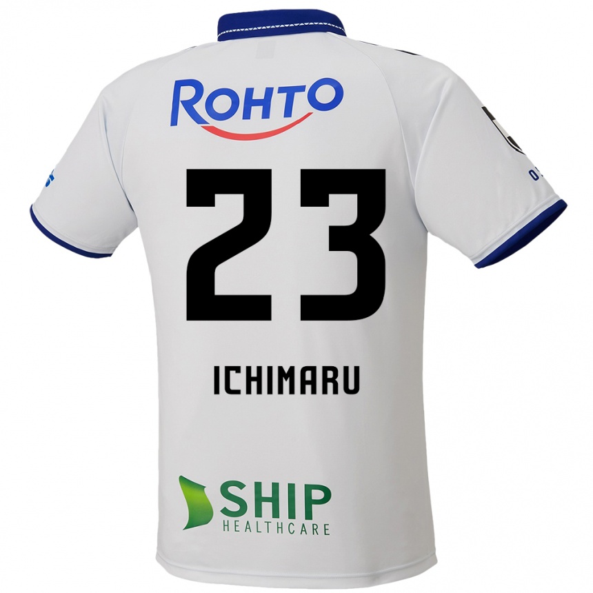 גברים כדורגל Mizuki Ichimaru #23 לבן כחול שחור הרחק ג'רזי 2025/26