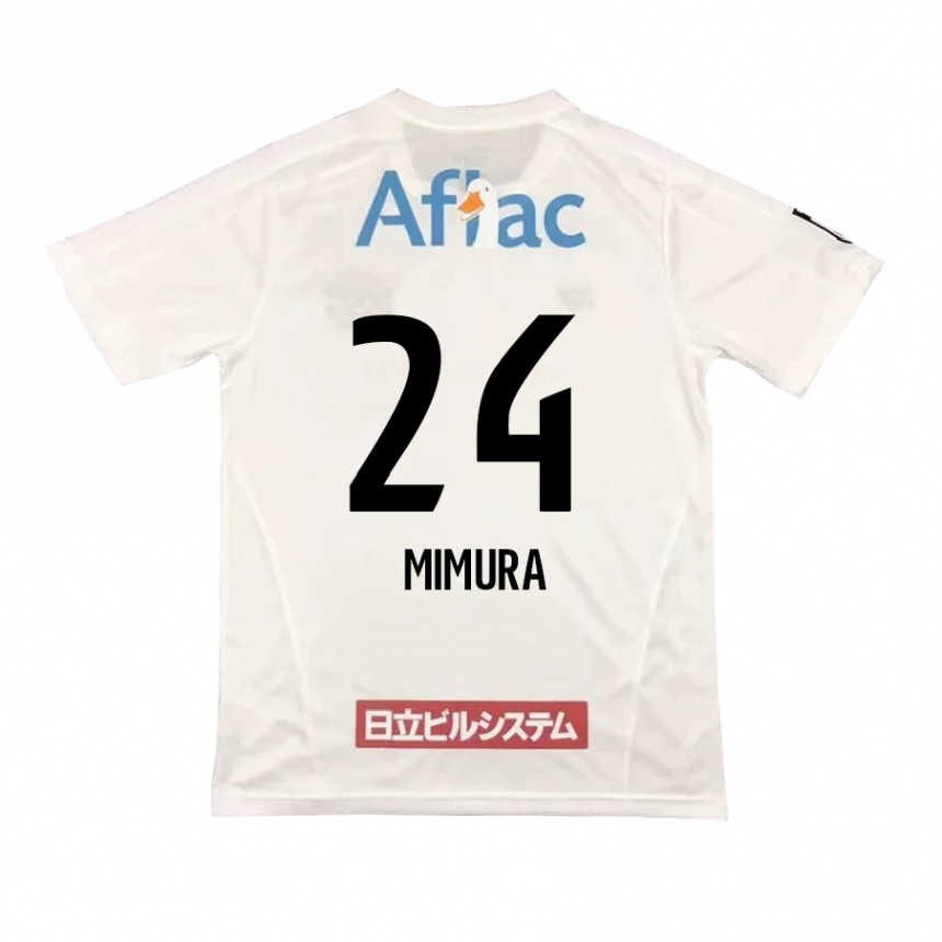 גברים כדורגל Kaname Mimura #24 אפור בהיר בז' הרחק ג'רזי 2025/26