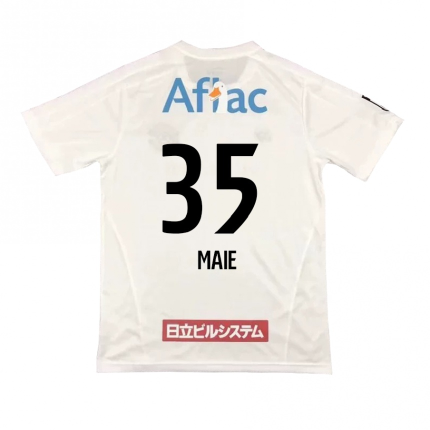 גברים כדורגל Hidetaka Maie #35 אפור בהיר בז' הרחק ג'רזי 2025/26