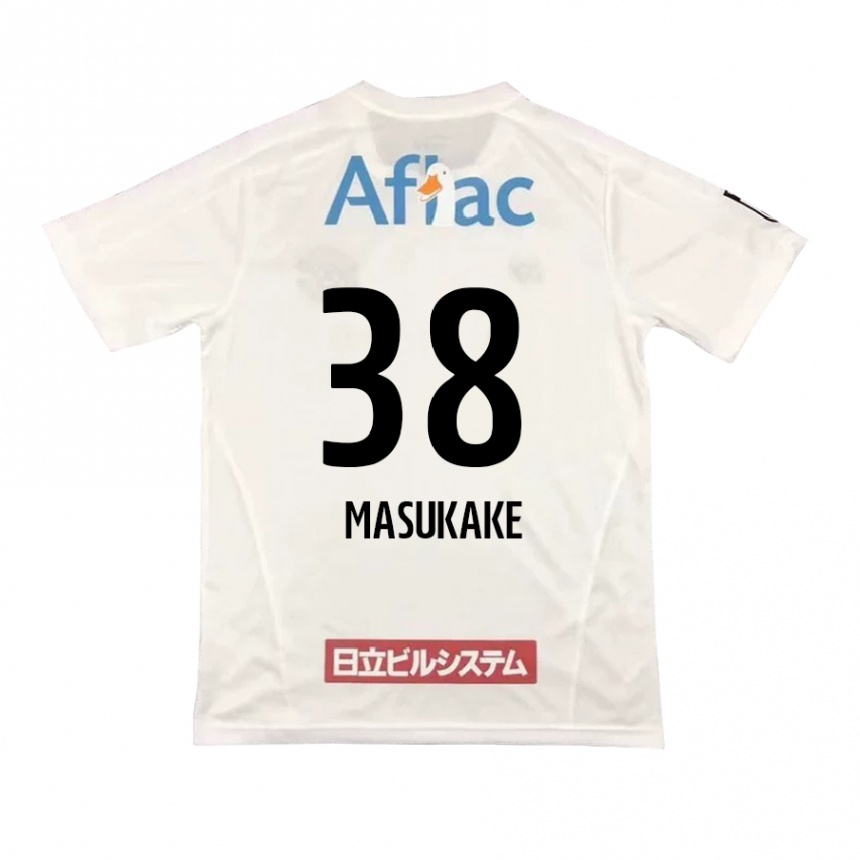 גברים כדורגל Yugo Masukake #38 אפור בהיר בז' הרחק ג'רזי 2025/26