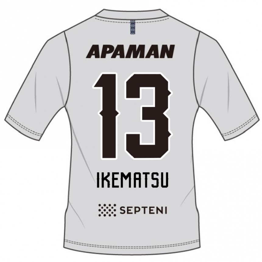 גברים כדורגל Shumpei Ikematsu #13 כחול מלכותי לבן הרחק ג'רזי 2025/26