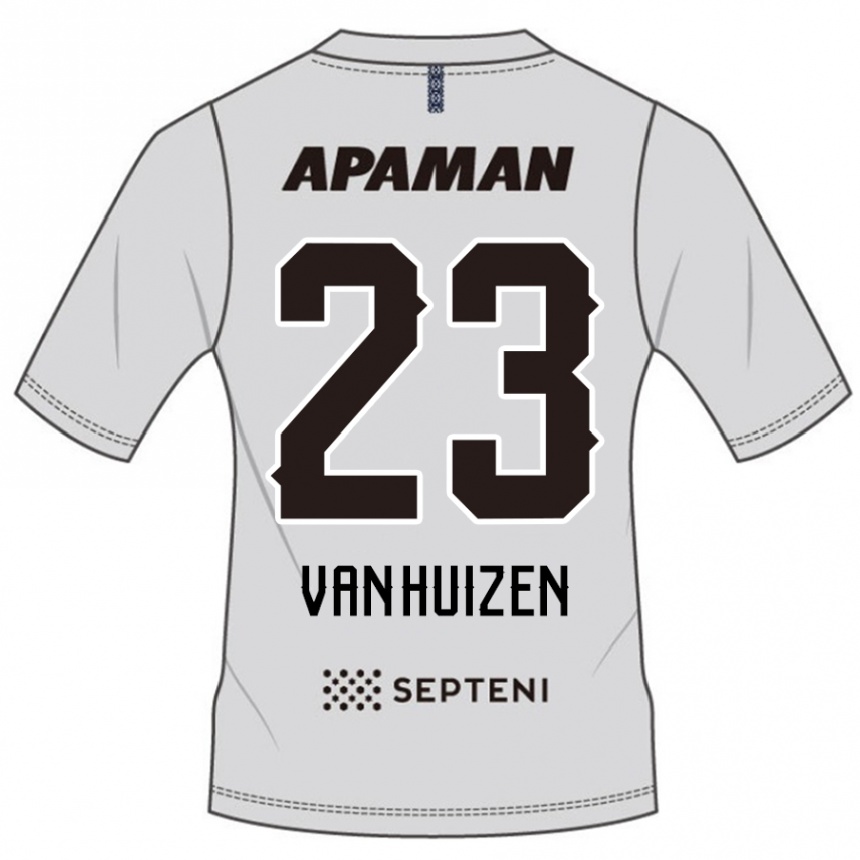 גברים כדורגל Haruki Christopher Van Huizen #23 כחול מלכותי לבן הרחק ג'רזי 2025/26
