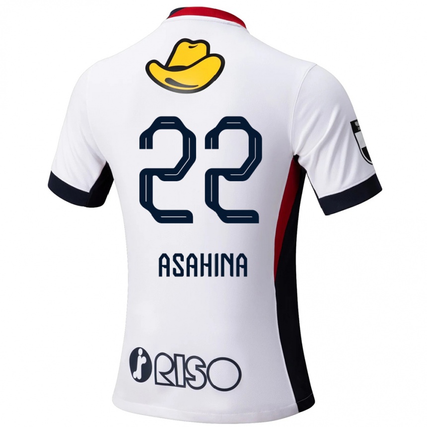 גברים כדורגל Towa Asahina #22 אדום שחור הרחק ג'רזי 2025/26