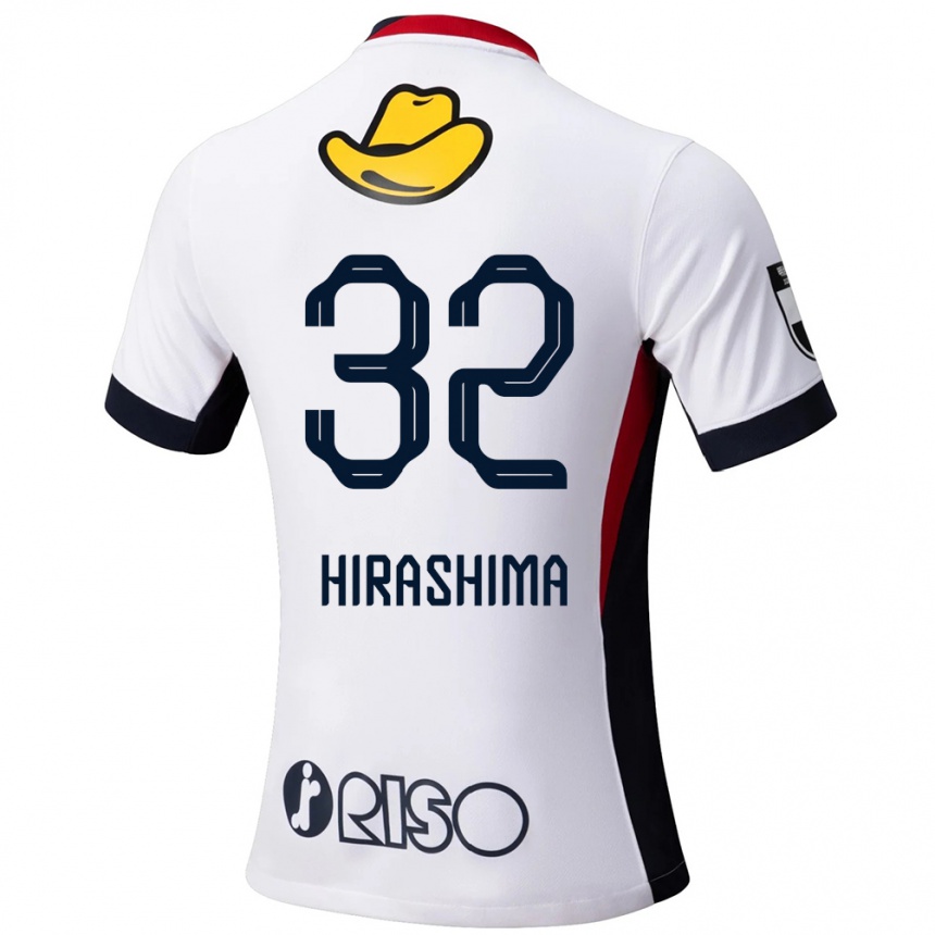 גברים כדורגל Daigo Hirashima #32 אדום שחור הרחק ג'רזי 2025/26
