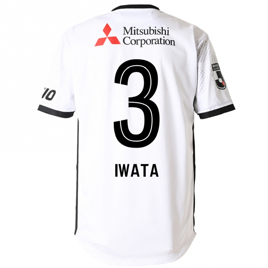 גברים כדורגל Yuki Iwata #3 כחול מלכותי לבן הרחק ג'רזי 2025/26