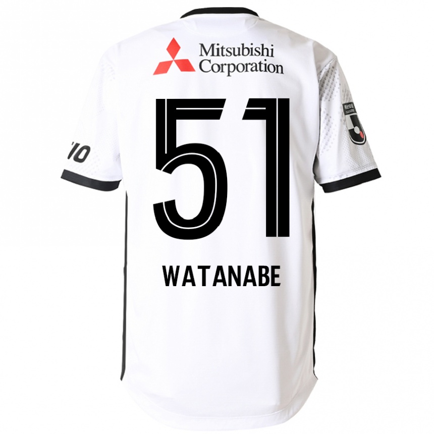 גברים כדורגל Matthew Watanabe #51 כחול מלכותי לבן הרחק ג'רזי 2025/26