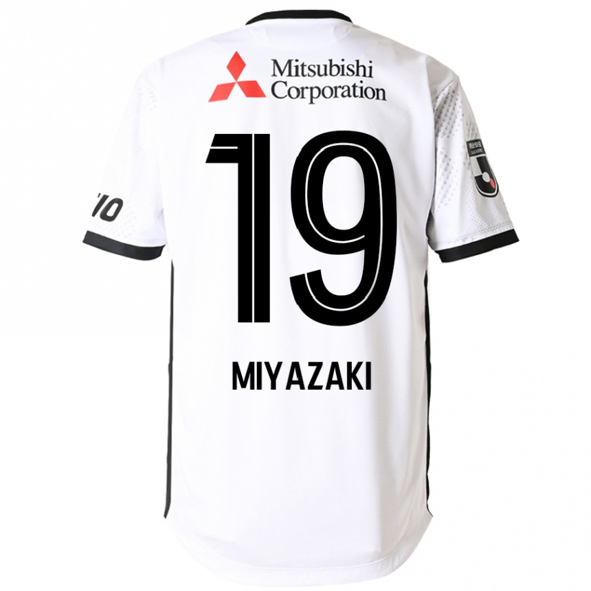 גברים כדורגל Kiwara Miyazaki #19 כחול מלכותי לבן הרחק ג'רזי 2025/26