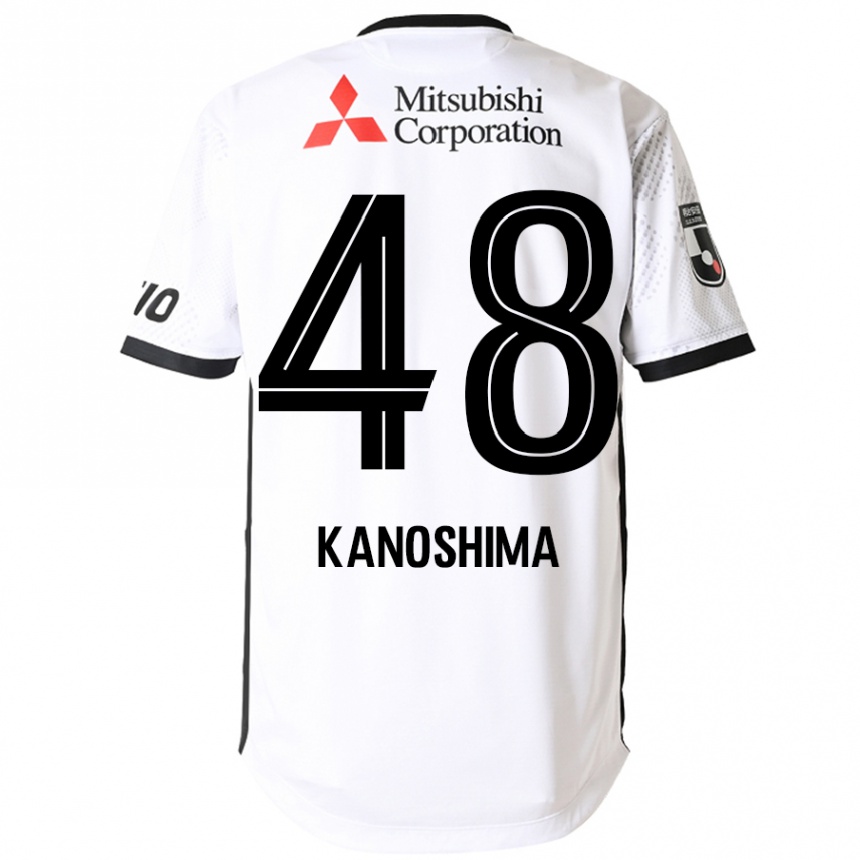 גברים כדורגל Yu Kanoshima #48 כחול מלכותי לבן הרחק ג'רזי 2025/26
