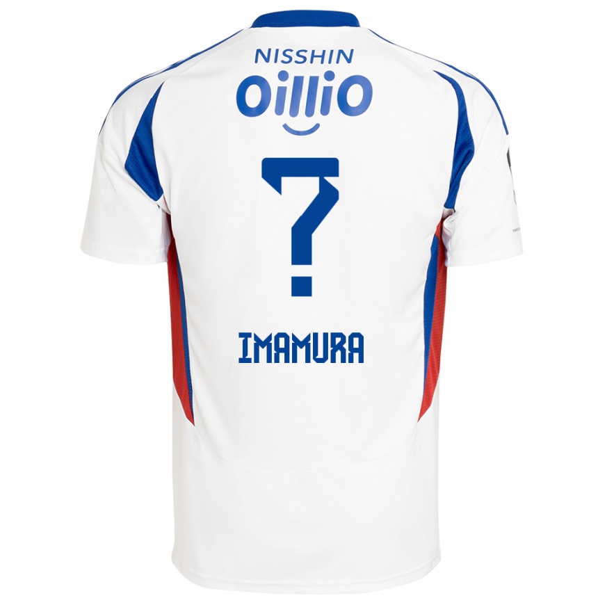 גברים כדורגל Ryoya Imamura #0 לבן כחול מלכותי הרחק ג'רזי 2025/26
