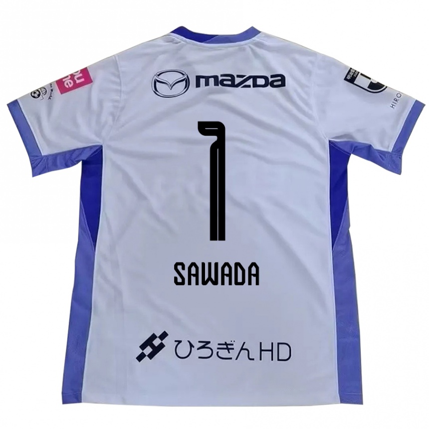 גברים כדורגל Shunsuke Sawada #1 סגול כתום הרחק ג'רזי 2025/26
