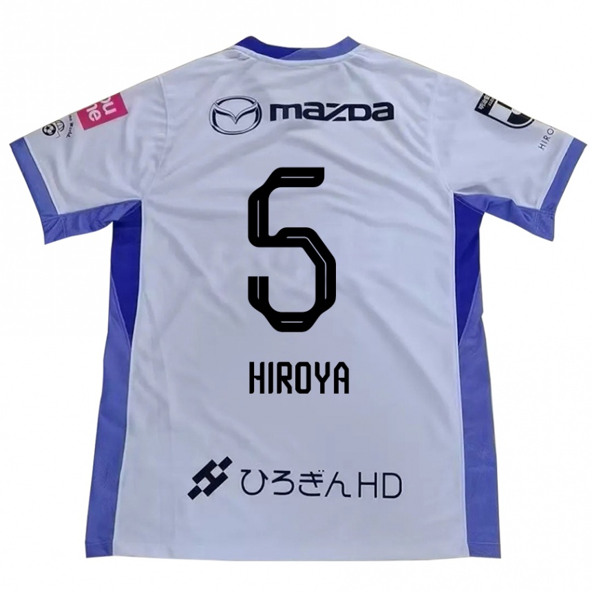 גברים כדורגל Hiroya Matsumoto #5 סגול כתום הרחק ג'רזי 2025/26