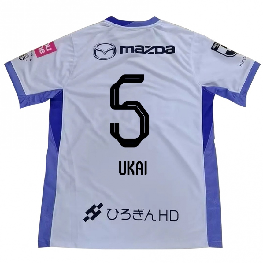 גברים כדורגל Hiroto Ukai #5 סגול כתום הרחק ג'רזי 2025/26