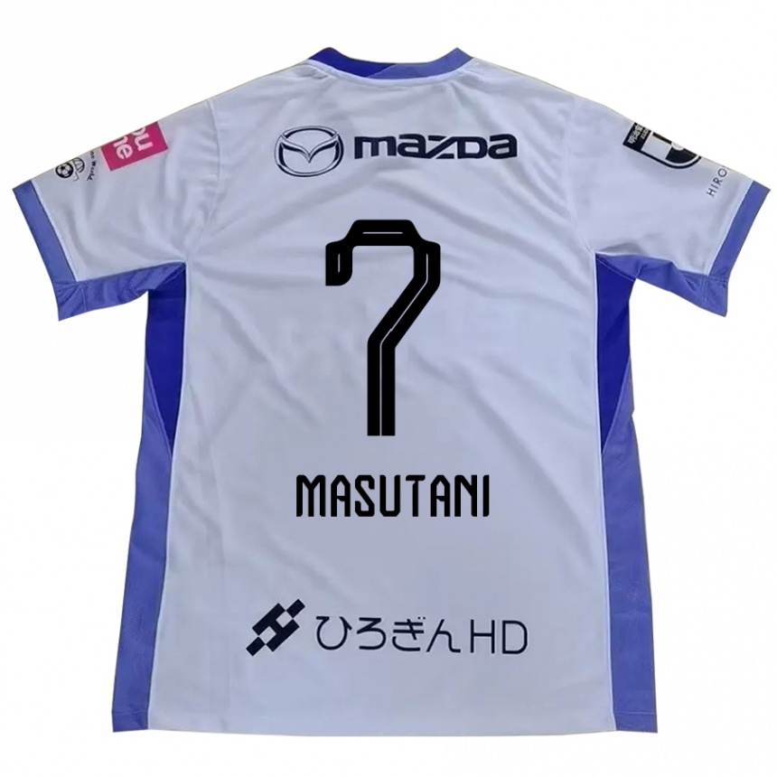 גברים כדורגל Ayuki Masutani #7 סגול כתום הרחק ג'רזי 2025/26
