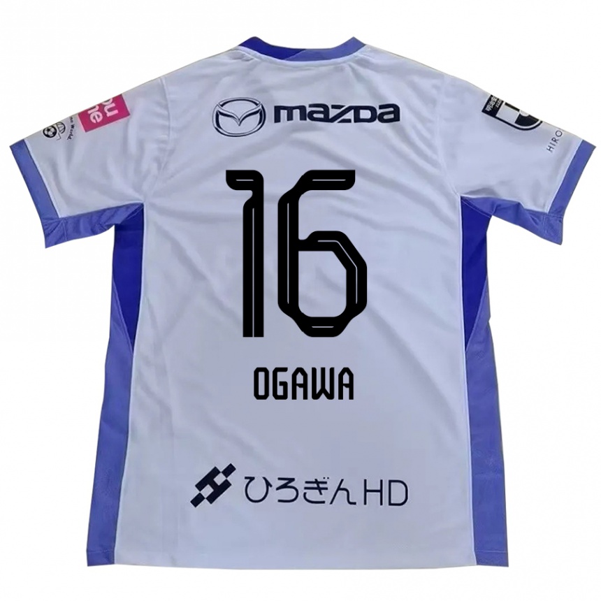 גברים כדורגל Hikaru Ogawa #16 סגול כתום הרחק ג'רזי 2025/26