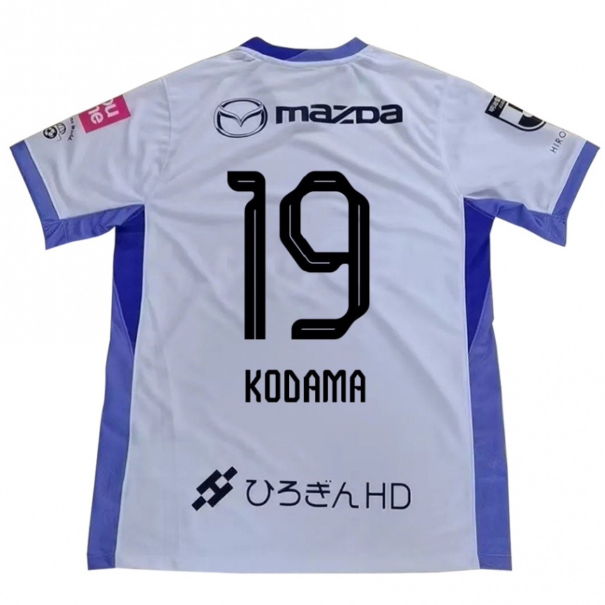 גברים כדורגל Tsukasa Kodama #19 סגול כתום הרחק ג'רזי 2025/26