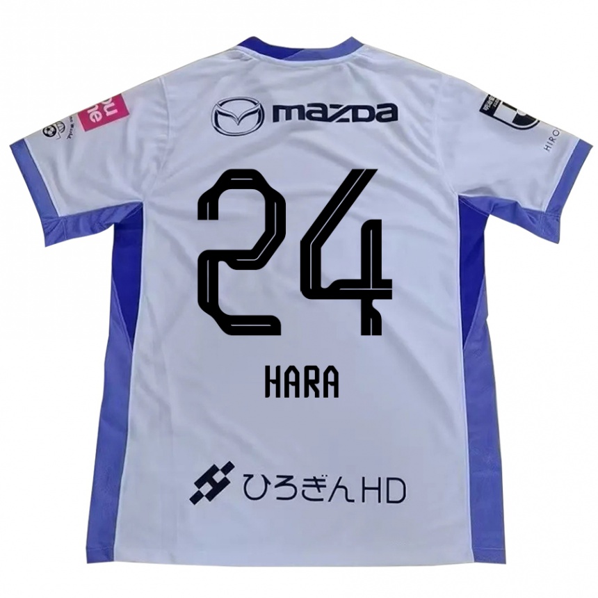 גברים כדורגל Minato Hara #24 סגול כתום הרחק ג'רזי 2025/26
