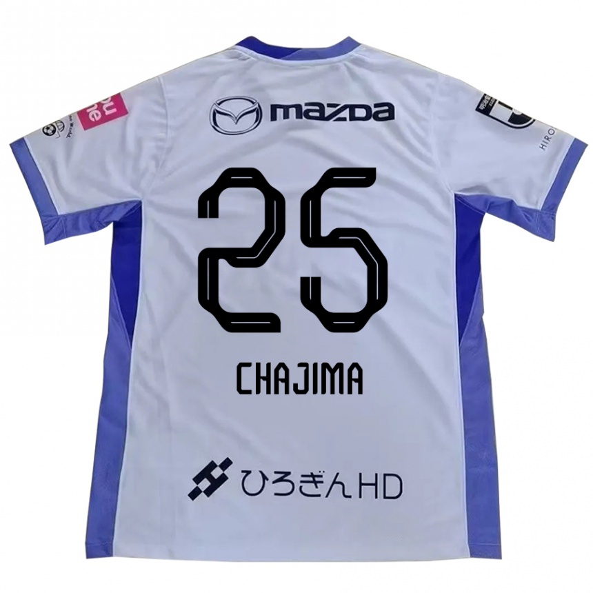 גברים כדורגל Yusuke Chajima #25 סגול כתום הרחק ג'רזי 2025/26