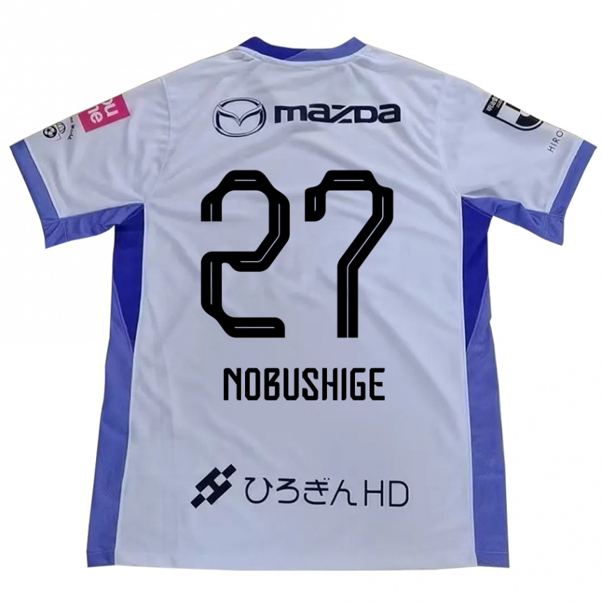 גברים כדורגל Ryojiro Nobushige #27 סגול כתום הרחק ג'רזי 2025/26