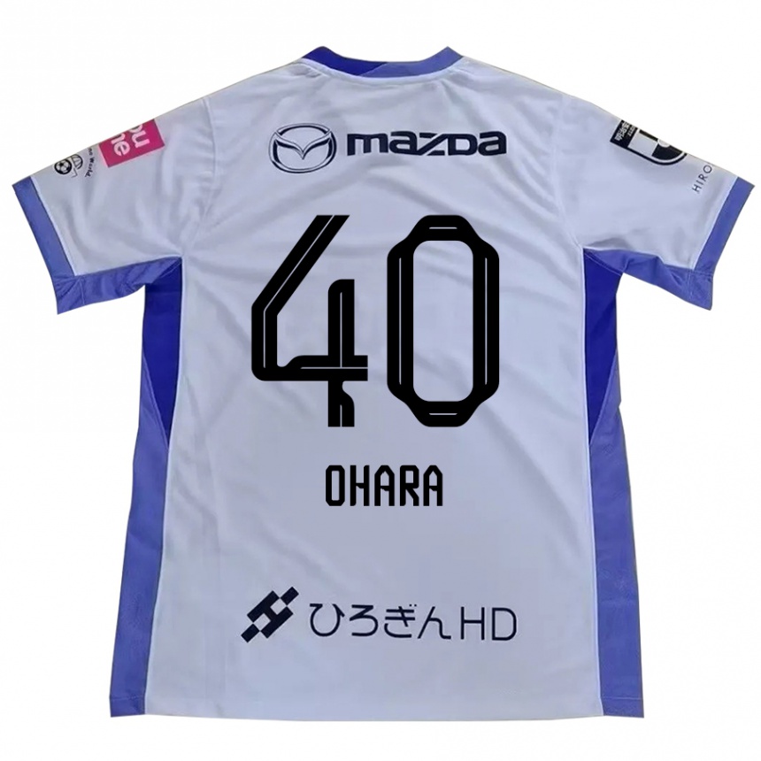 גברים כדורגל Motoki Ohara #40 סגול כתום הרחק ג'רזי 2025/26