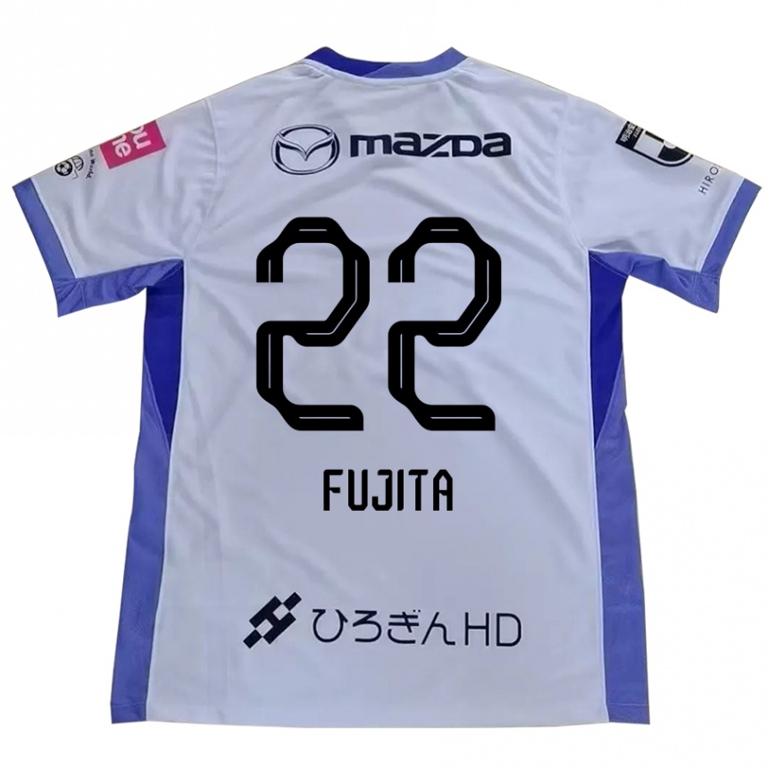 גברים כדורגל Nanami Fujita #22 סגול כתום הרחק ג'רזי 2025/26