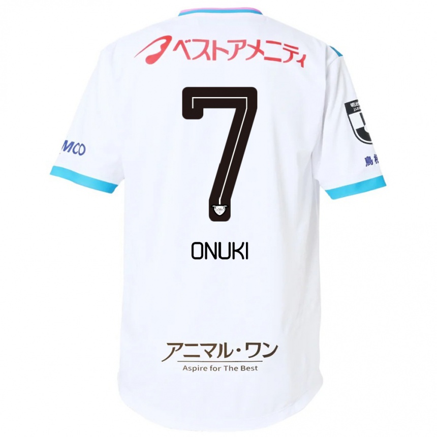 גברים כדורגל Tentaro Onuki #7 כחול ורוד הרחק ג'רזי 2025/26