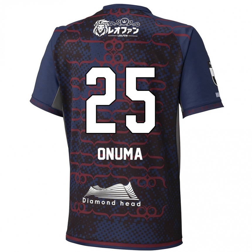 גברים כדורגל Akito Onuma #25 אדום שחור הרחק ג'רזי 2025/26