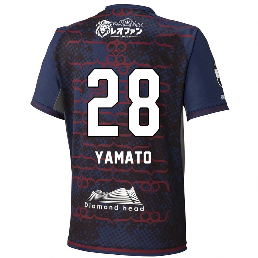 גברים כדורגל Yamato Okada #28 אדום שחור הרחק ג'רזי 2025/26