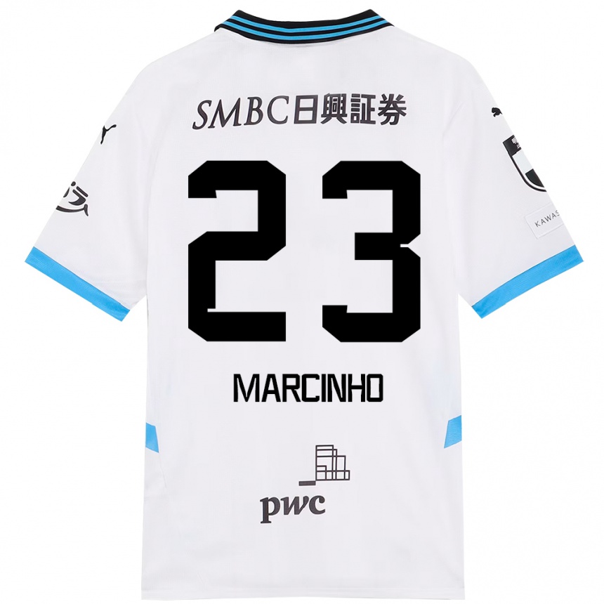 גברים כדורגל Marcinho #23 תכלת שמיים שחור הרחק ג'רזי 2025/26