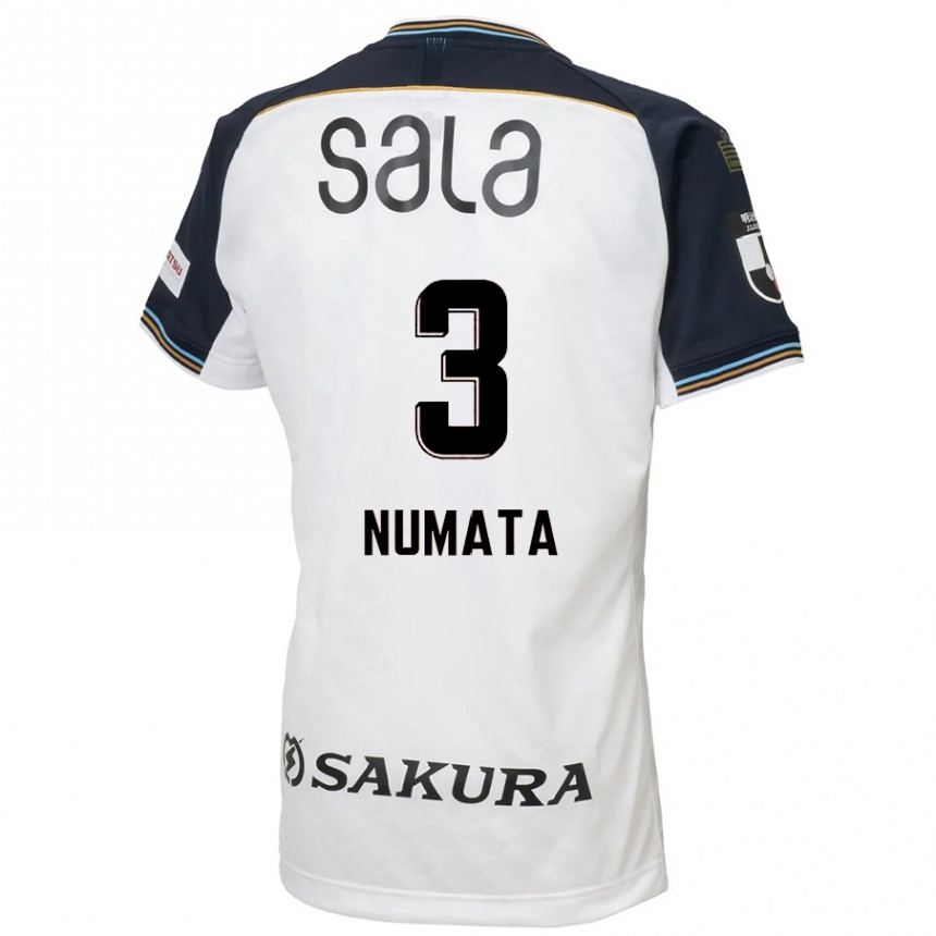 גברים כדורגל Taiki Numata #3 תכלת שמיים שחור הרחק ג'רזי 2025/26